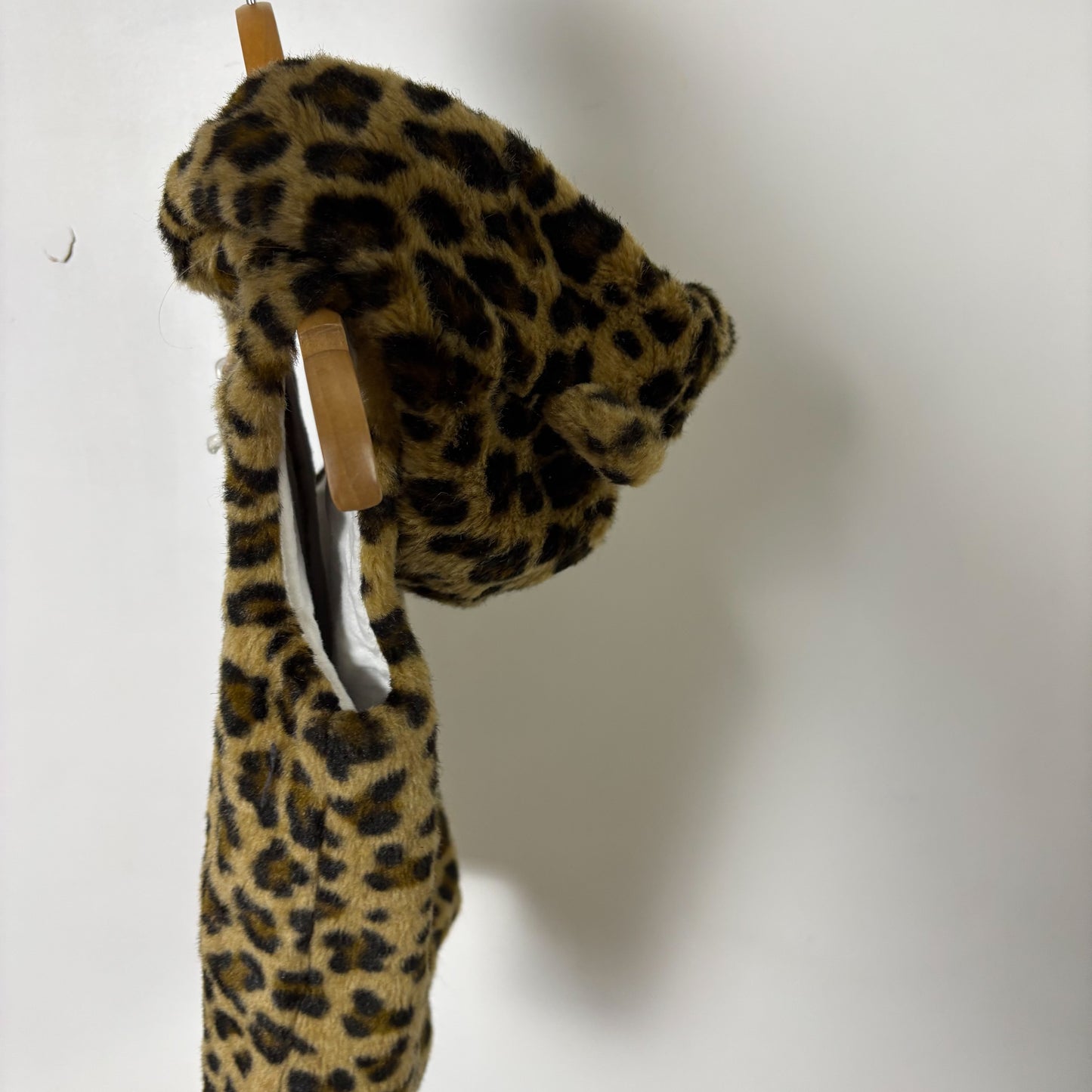 Plush Leopard Vest w/ Hood (2T)