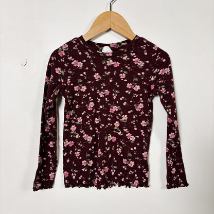 Floral Ribbed Shirt (4T)
