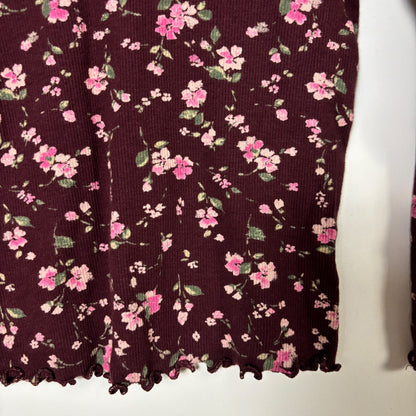 Floral Ribbed Shirt (4T)