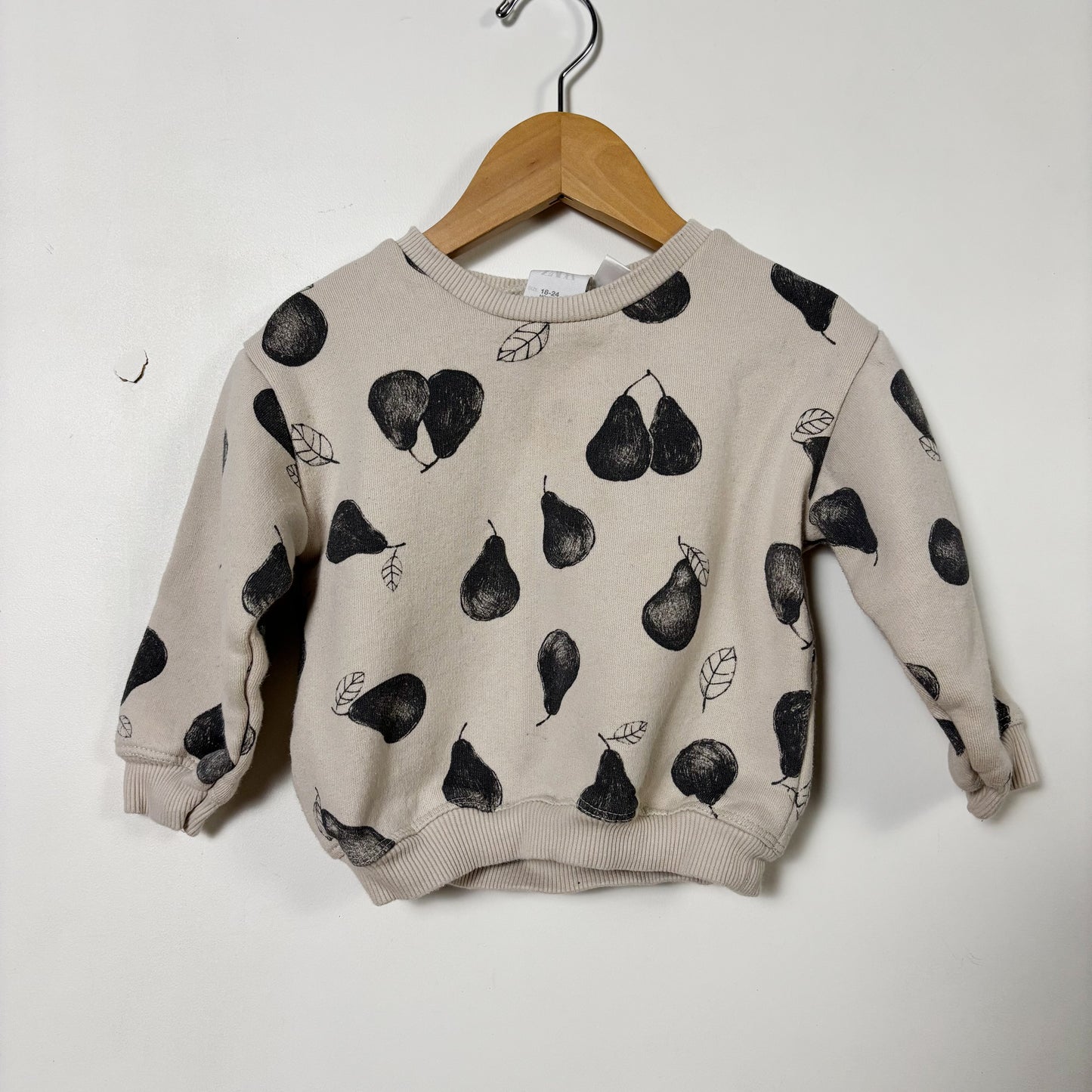 Pear Print Sweatshirt (18-24M)