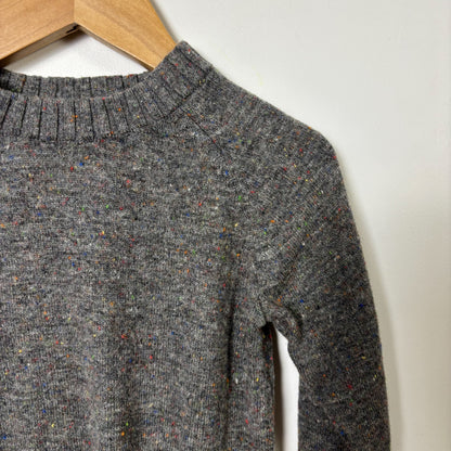 Grey Speckled Wool Sweater (2Y)