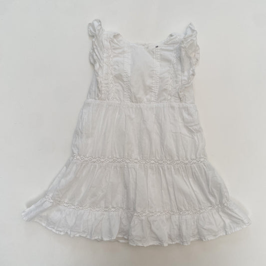 White Lace Detail Dress