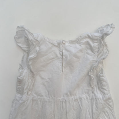 White Lace Detail Dress