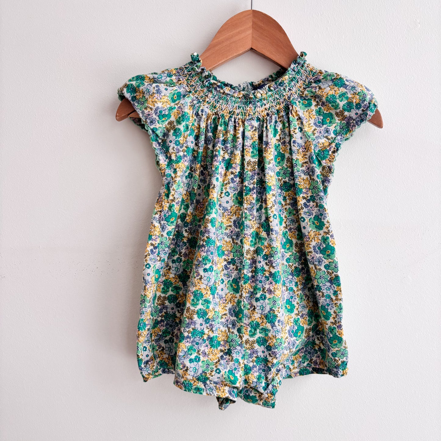 Lightweight Floral Romper (6-12M)