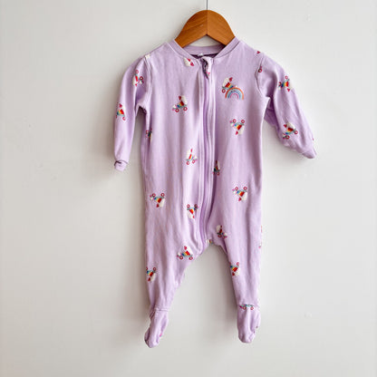 Rainbow Rollerskate Sleepers (6-9M)