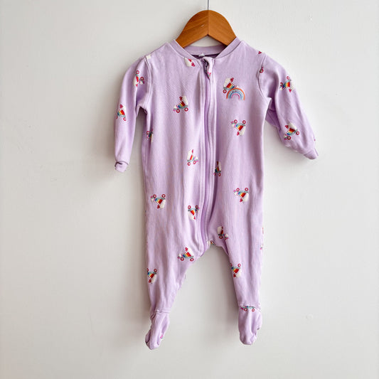 Rainbow Rollerskate Sleepers (6-9M)