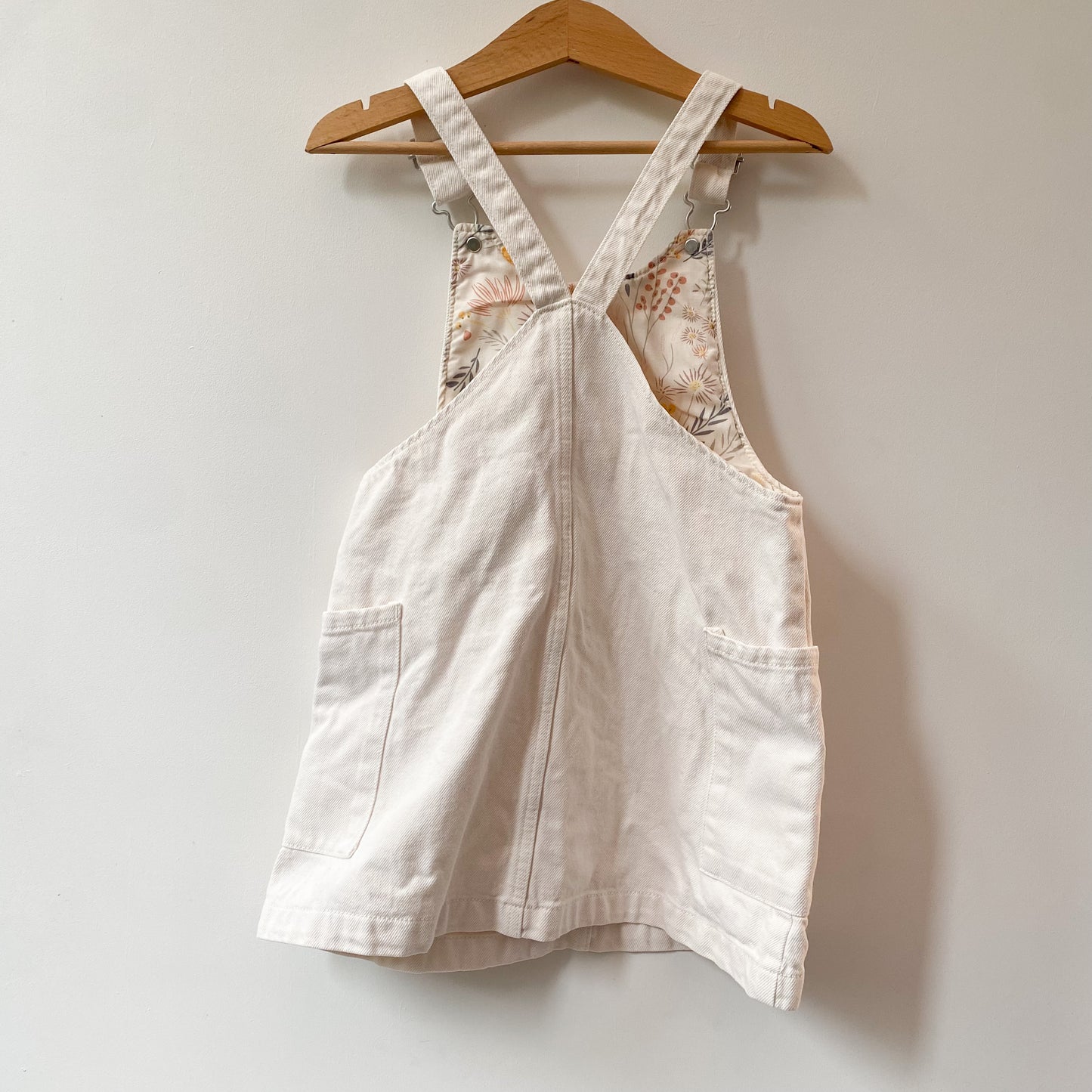 White Denim Overall Dress (5T)