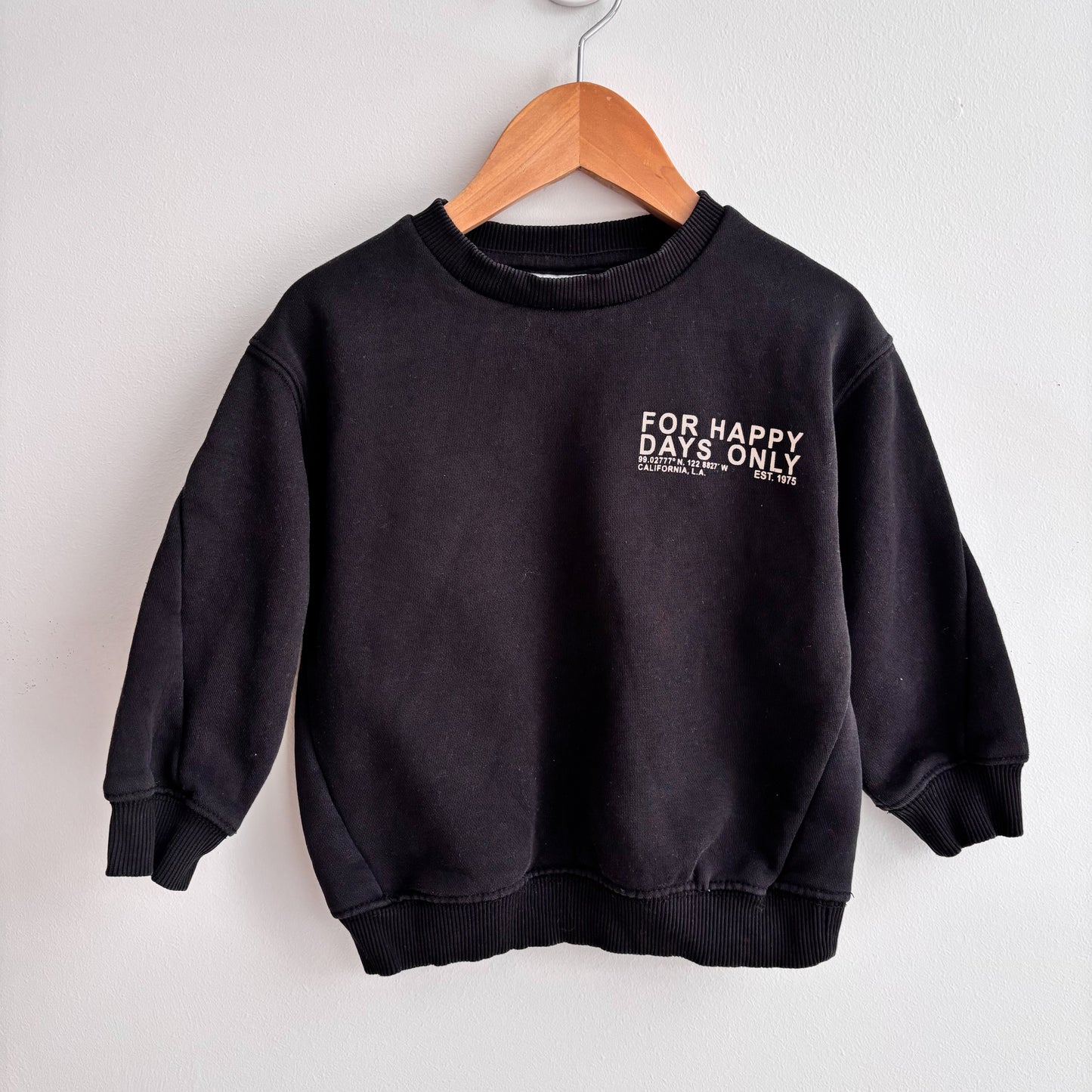 Black Crewneck Sweatshirt (18-24M)