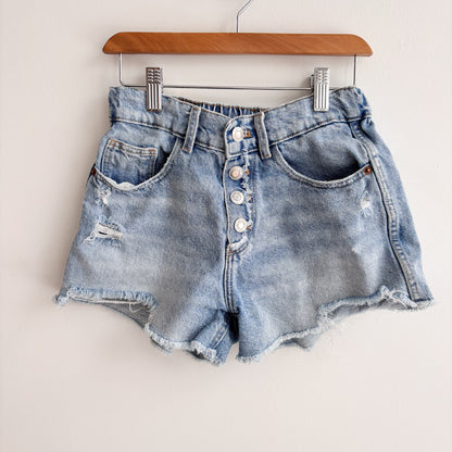 Denim Button-Up Shorts (11-12Y)