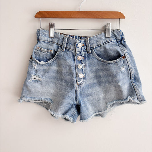 Denim Button-Up Shorts (11-12Y)