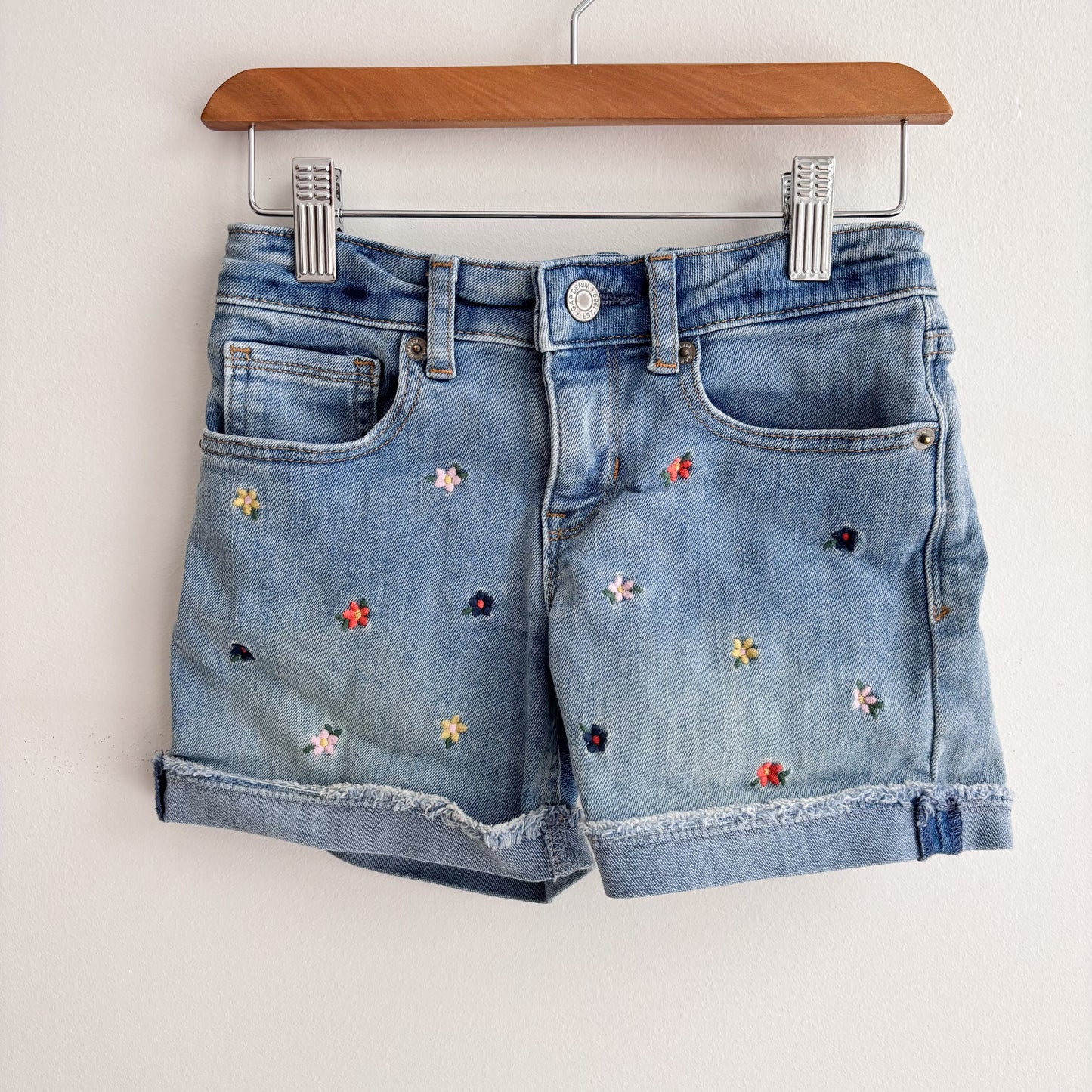Embroidered Midi Shorts (8Y)