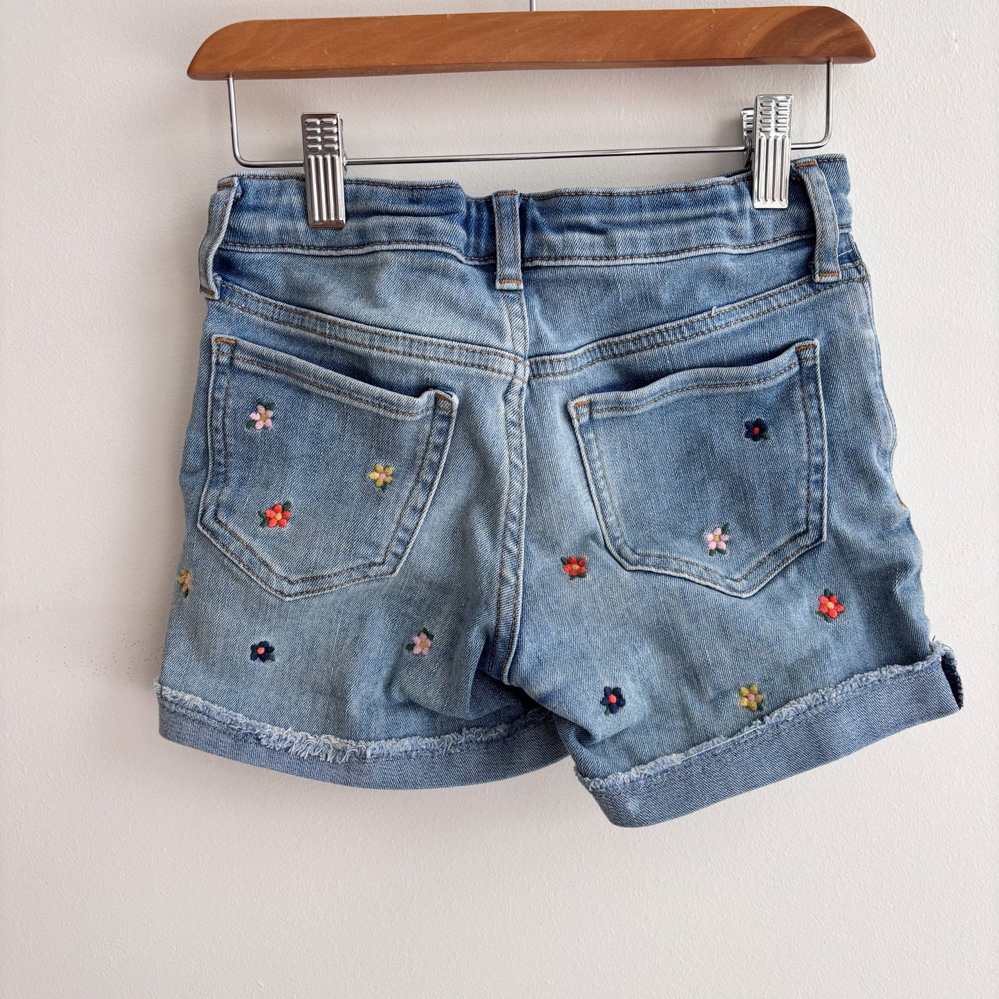Embroidered Midi Shorts (8Y)