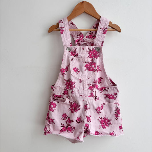 Pink Floral Shortalls (5Y)