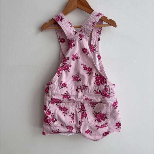 Pink Floral Shortalls (5Y)