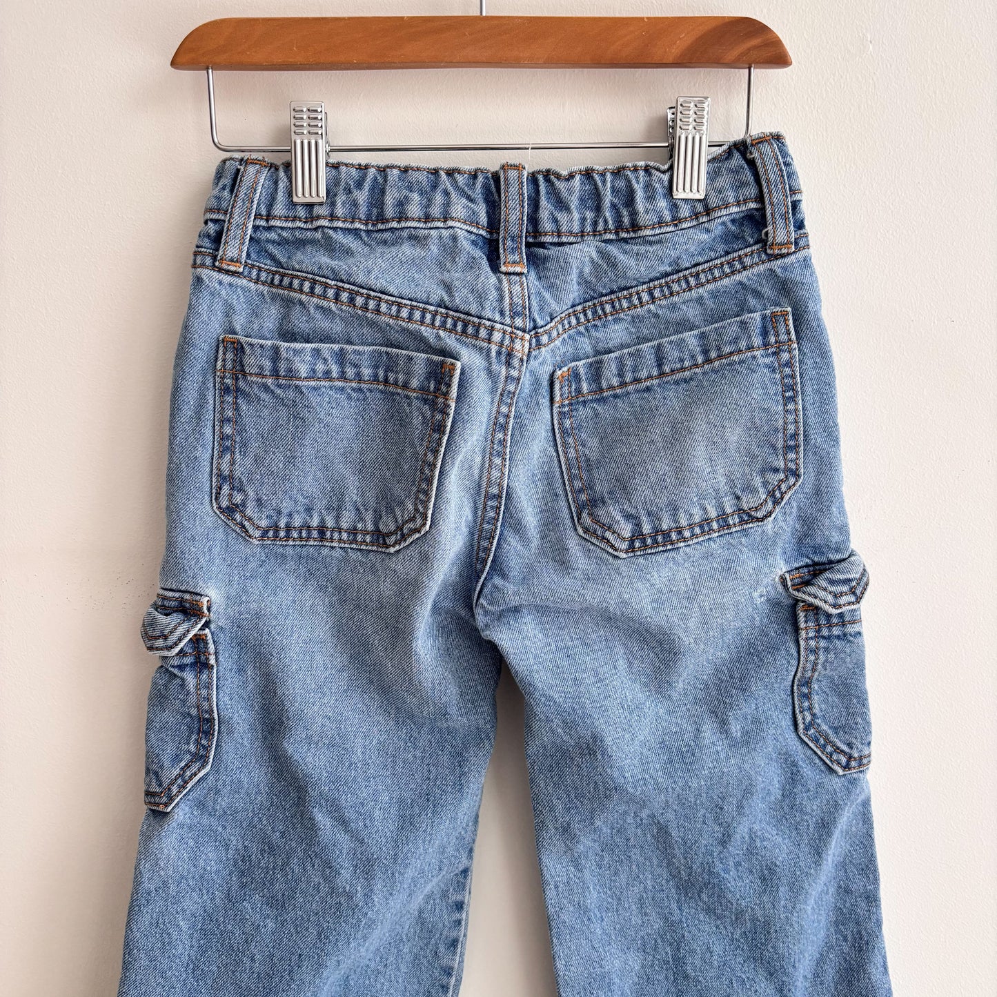 High Rise Baggy Wide Leg Jeans (8Y)