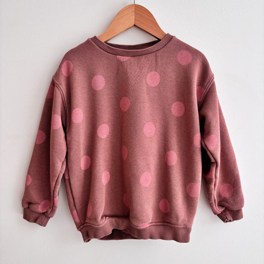 Brown Polka Dot Sweatshirt (4-5Y)
