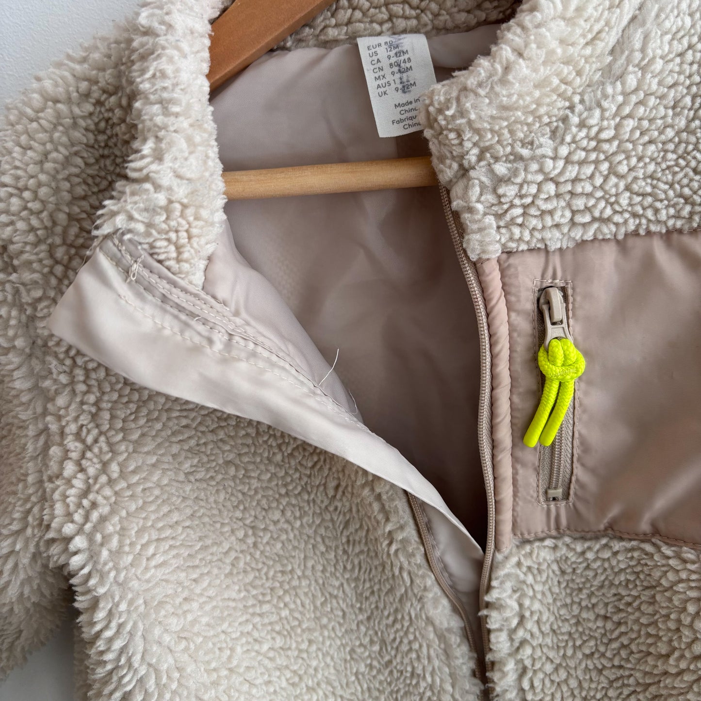 Shearling Fleece Jacket (9-12M)
