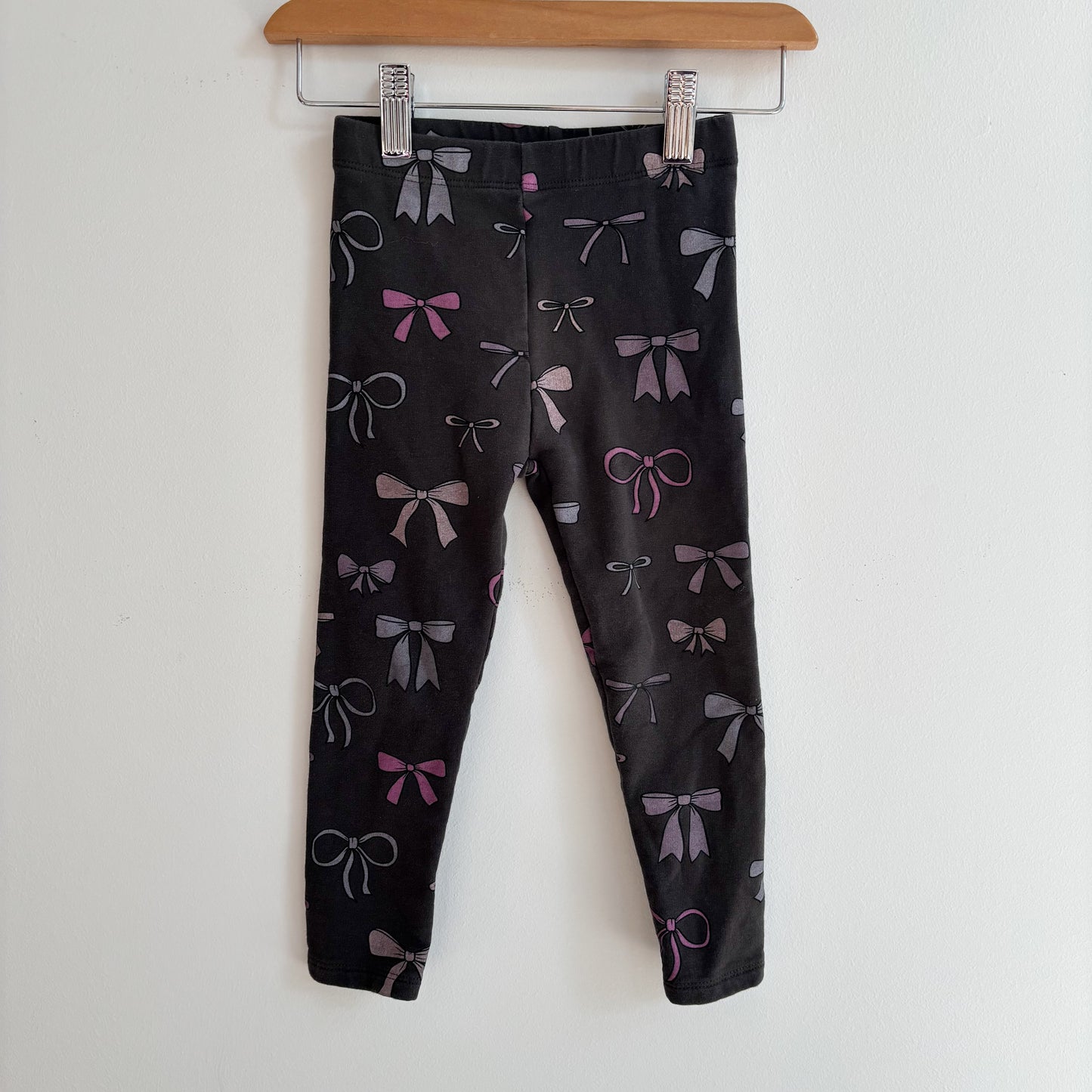 Grey Bow Leggings (3Y)