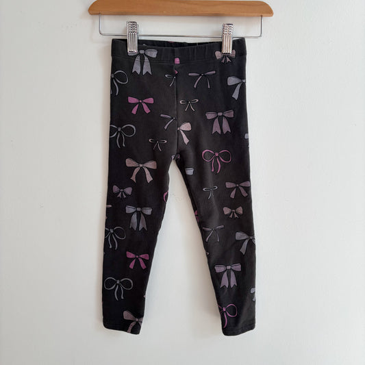 Grey Bow Leggings (3Y)