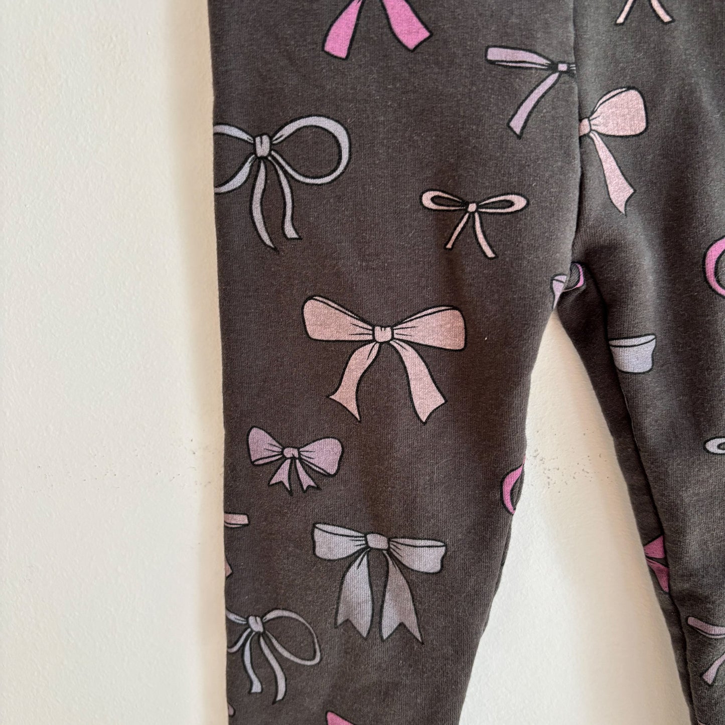 Grey Bow Leggings (3Y)