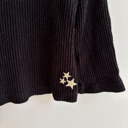 Black Ribbed Shirt (12-18M)