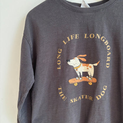 Skateboarding Dog Shirt (3-4Y)