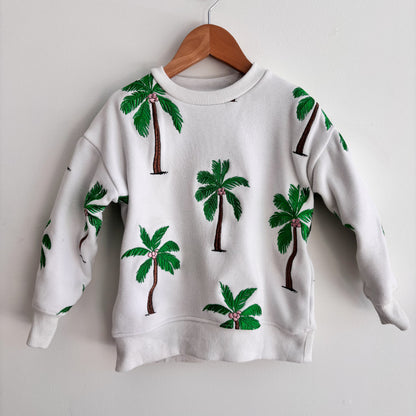 Embroidered Palm Tree Sweatshirt (5T)