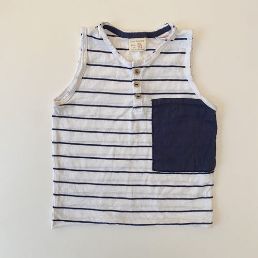 Lightweight Striped Tank (3/4 Years)