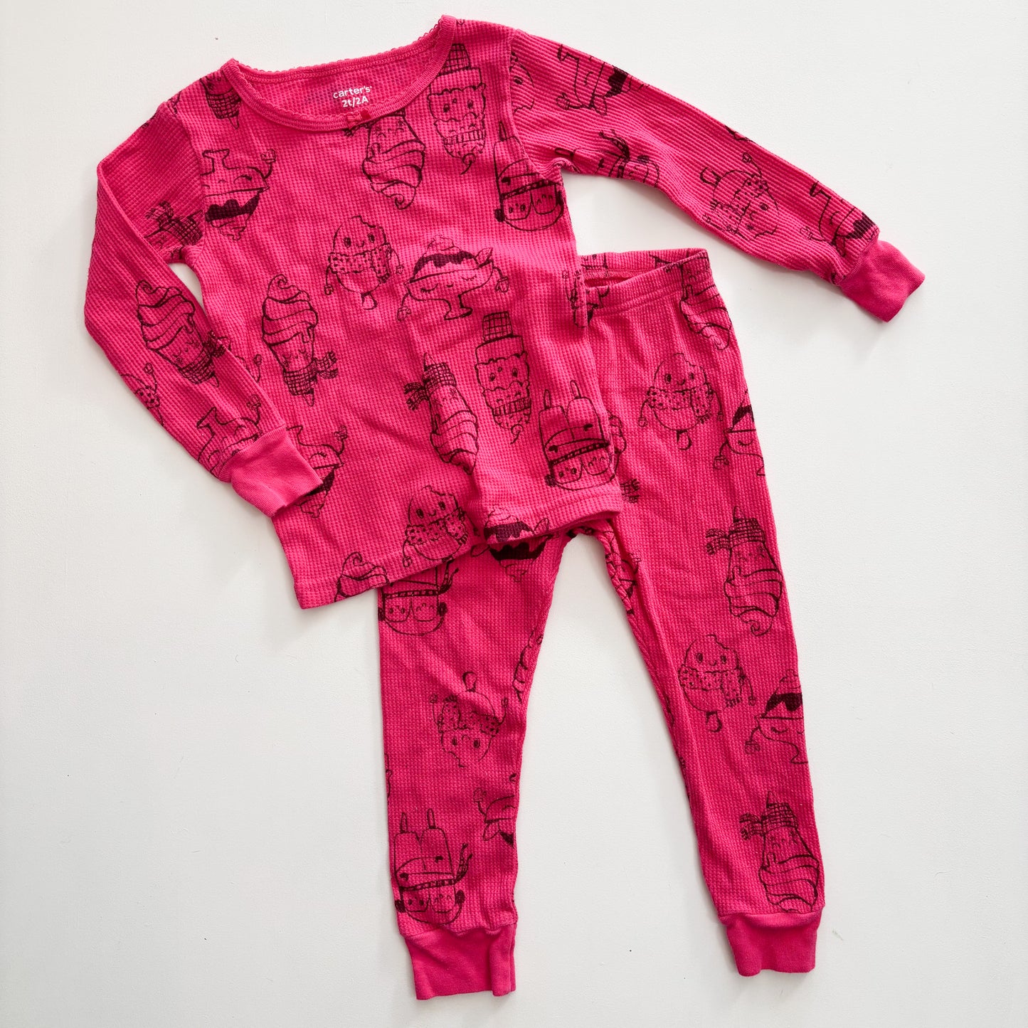 Pink Ice Cream Pajamas (2T)