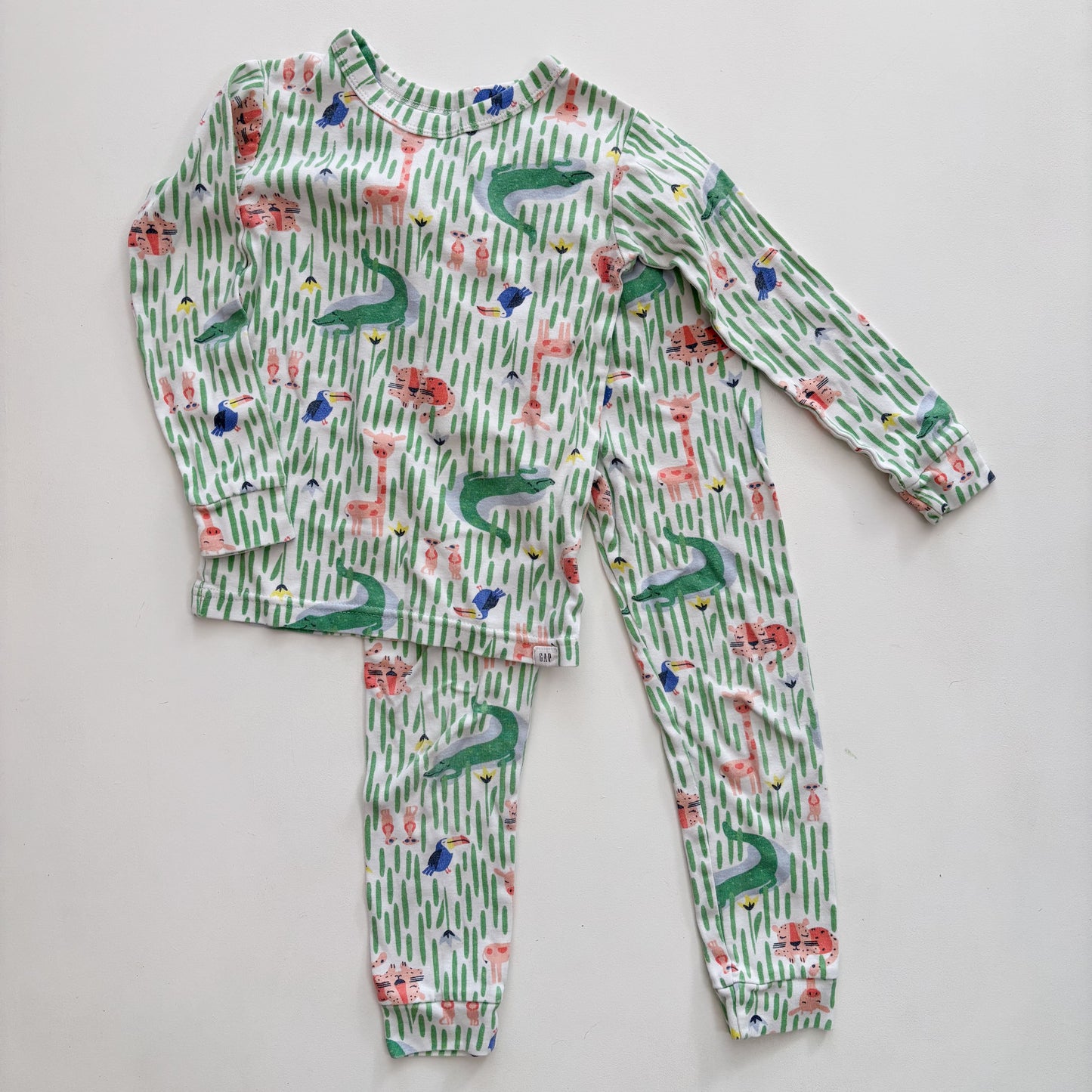 Jungle Print Pajamas (4T)