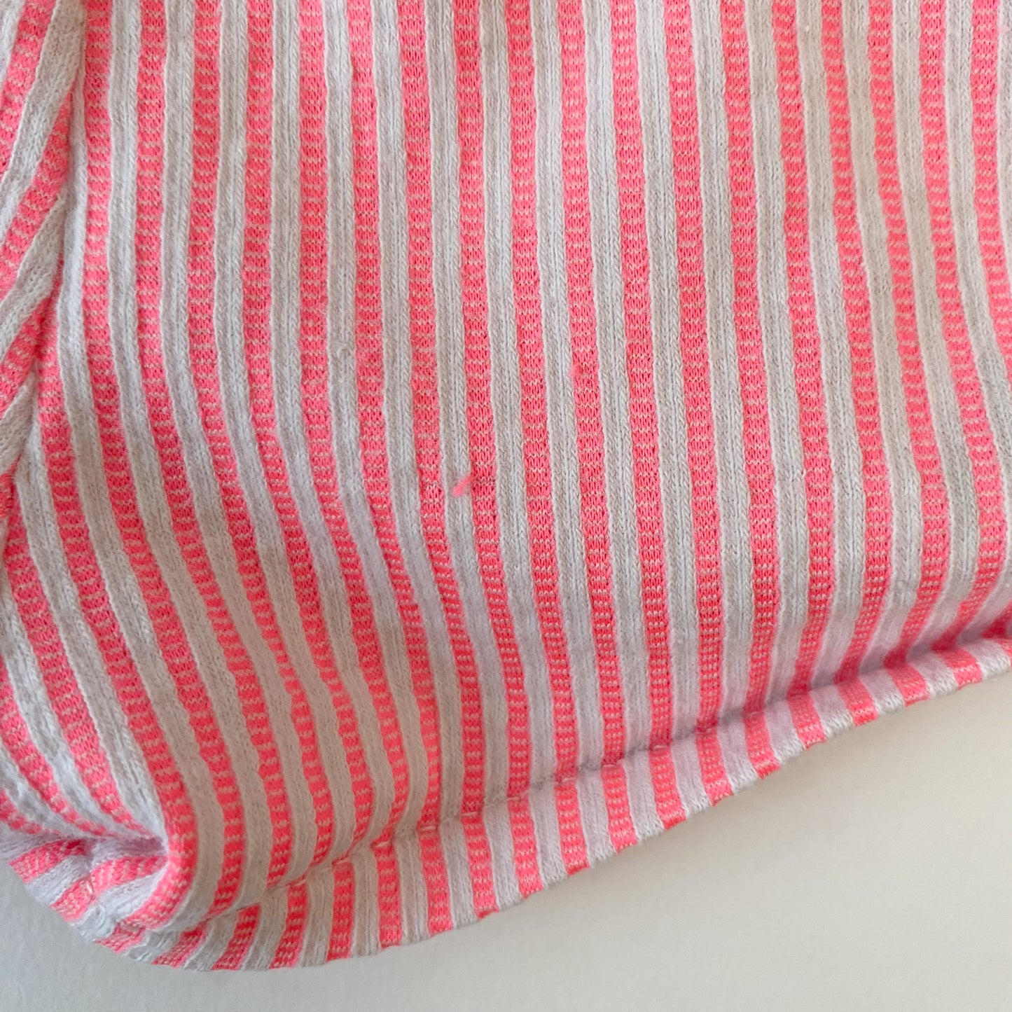 Neon Pink Striped Shorts