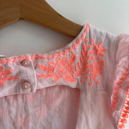 Pale Pink Embroidered Dress (6-7Y)