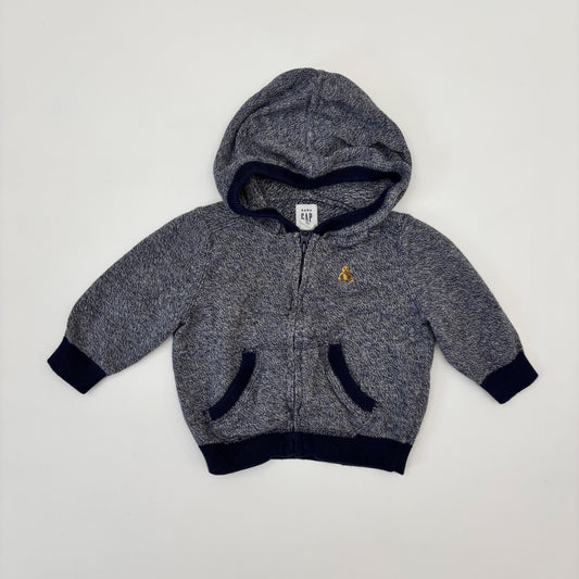 Soft Navy Hoodie (3-6M)