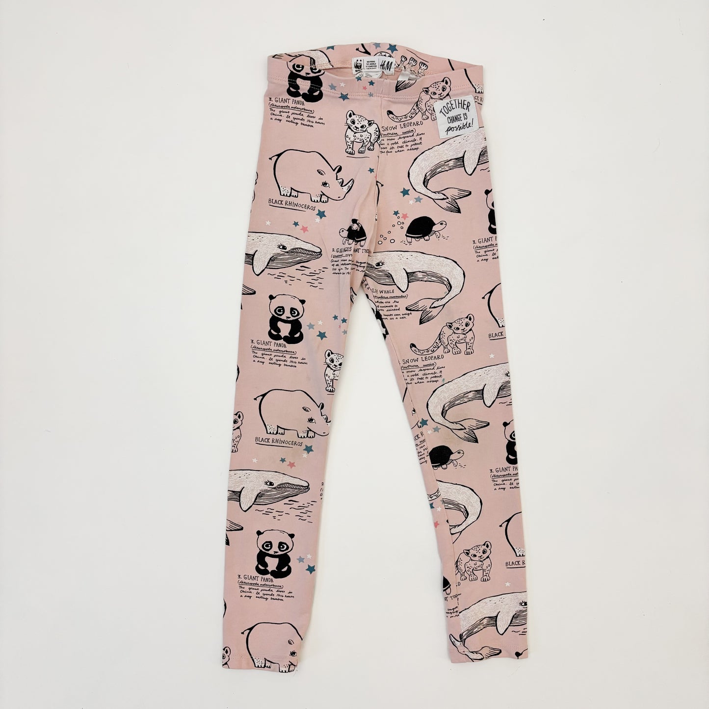 Pink Animal Leggings (6-7Y)