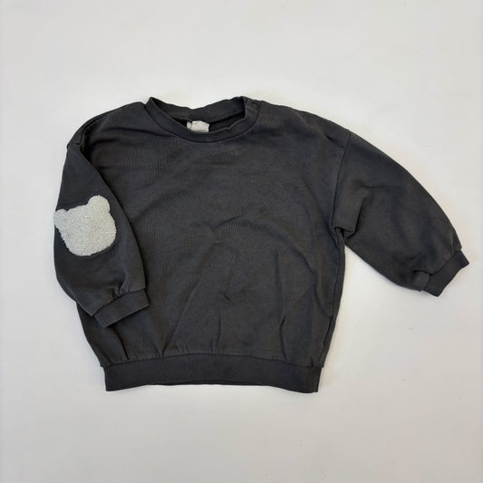 Bear Elbow Patch Crewneck (2T)