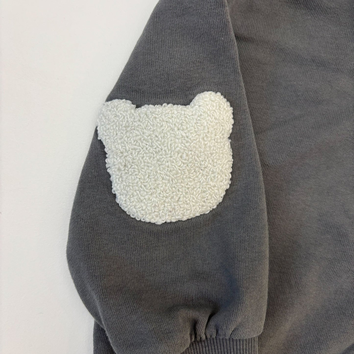 Bear Elbow Patch Crewneck (2T)