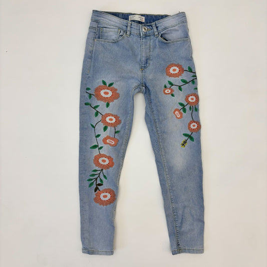 Embroidered Blue Jeans  (10Y)