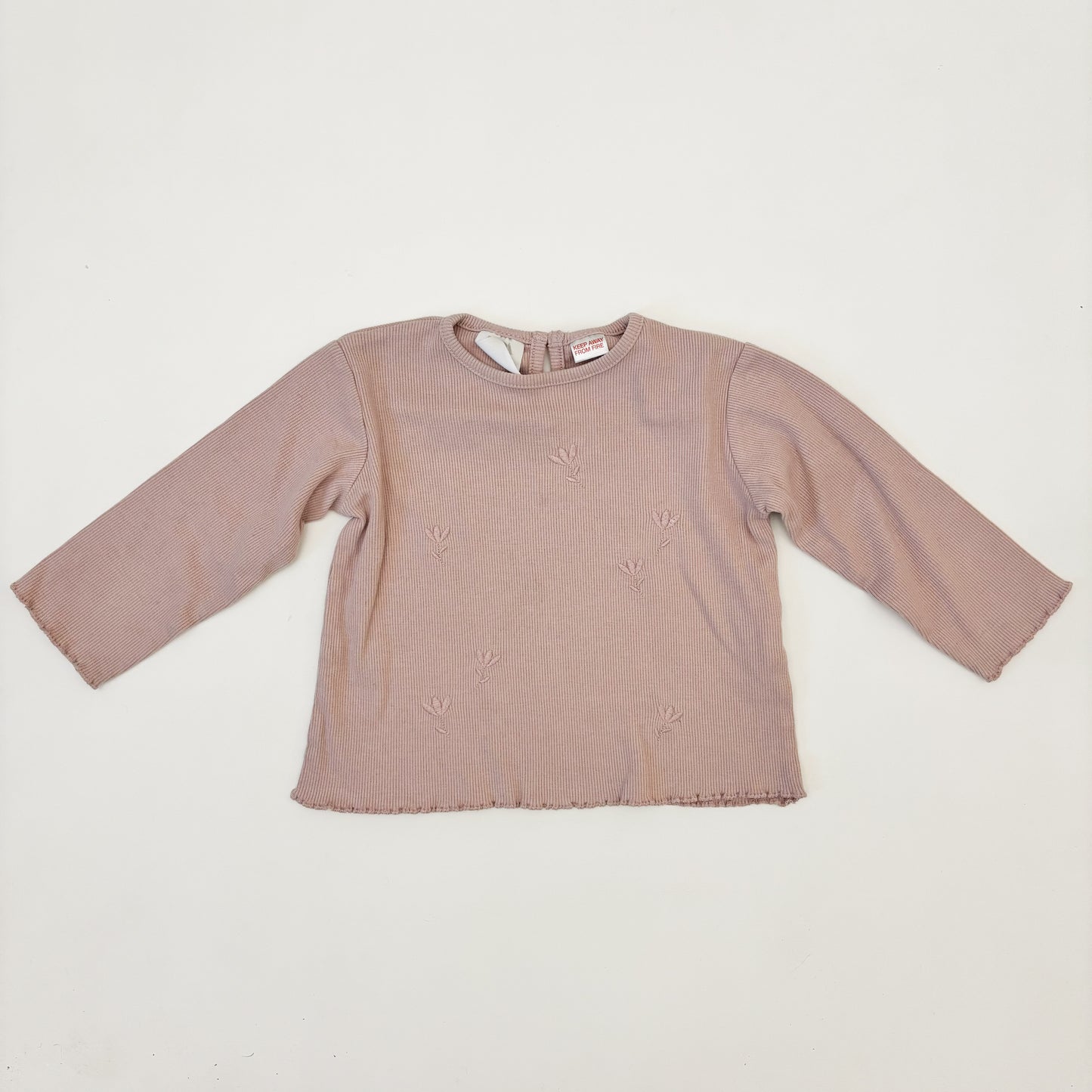 Ribbed Pink Shirt (12-18M)