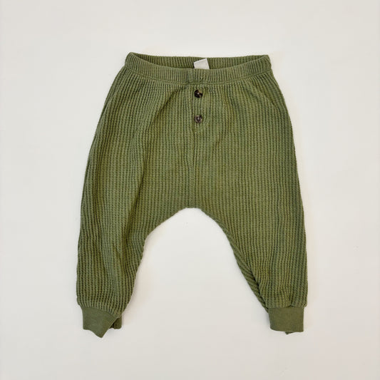 Soft Green Waffle Pants (18-24M)