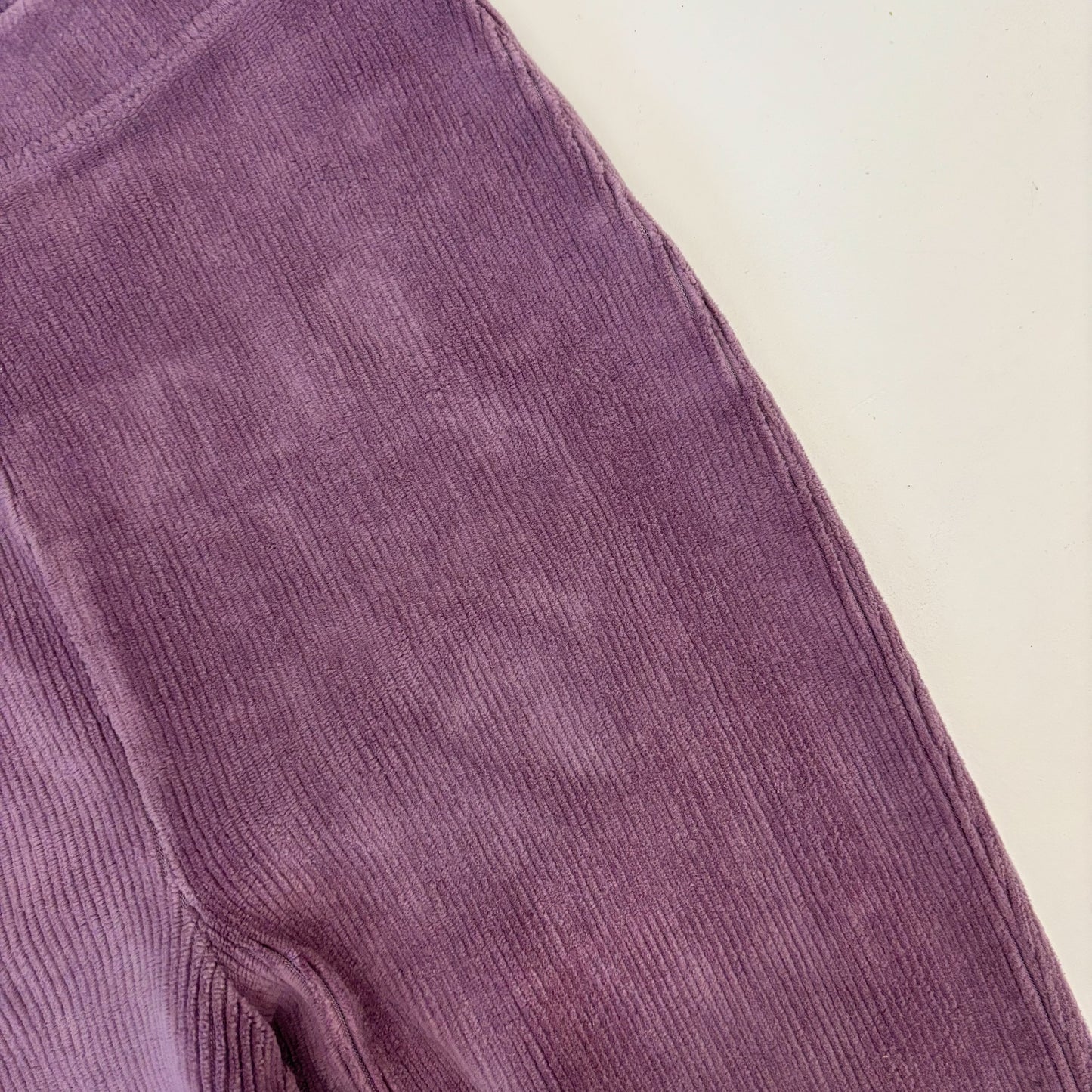 Purple Ribbed Leggings (8Y)