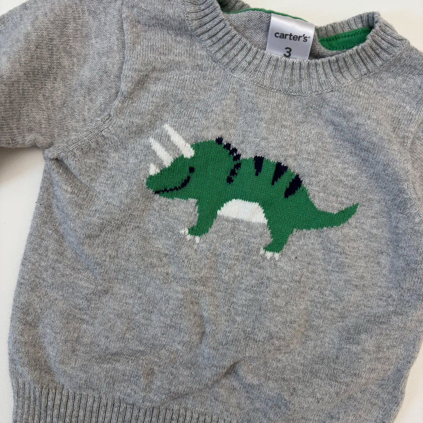 Dinosaur Sweater (0-3M)