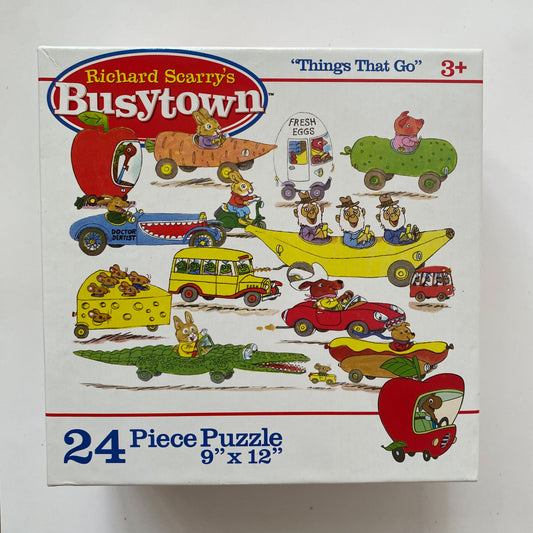 Richard Scarry Puzzle - 24 PCS