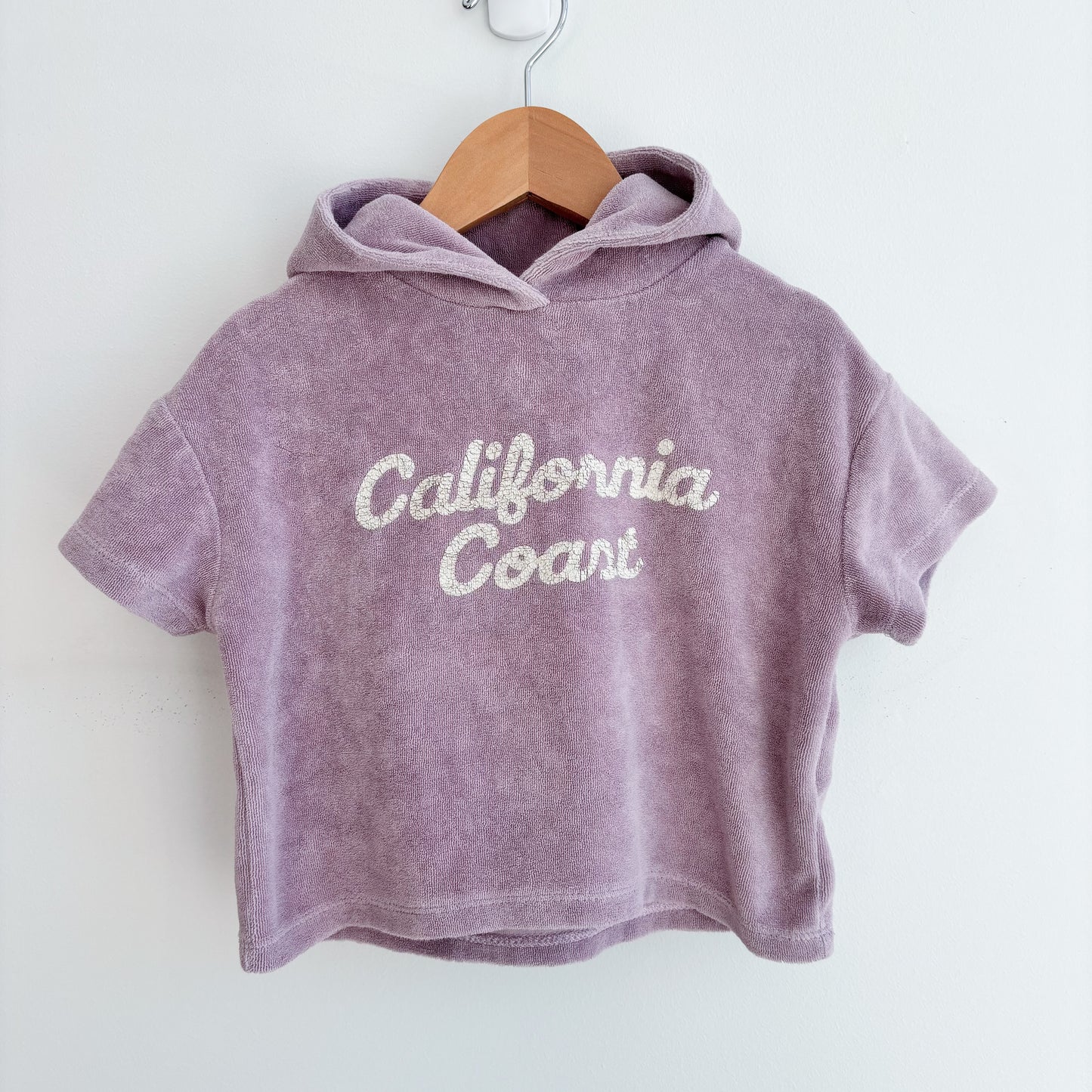 Hooded Terry Towel Tshirt (2Y)