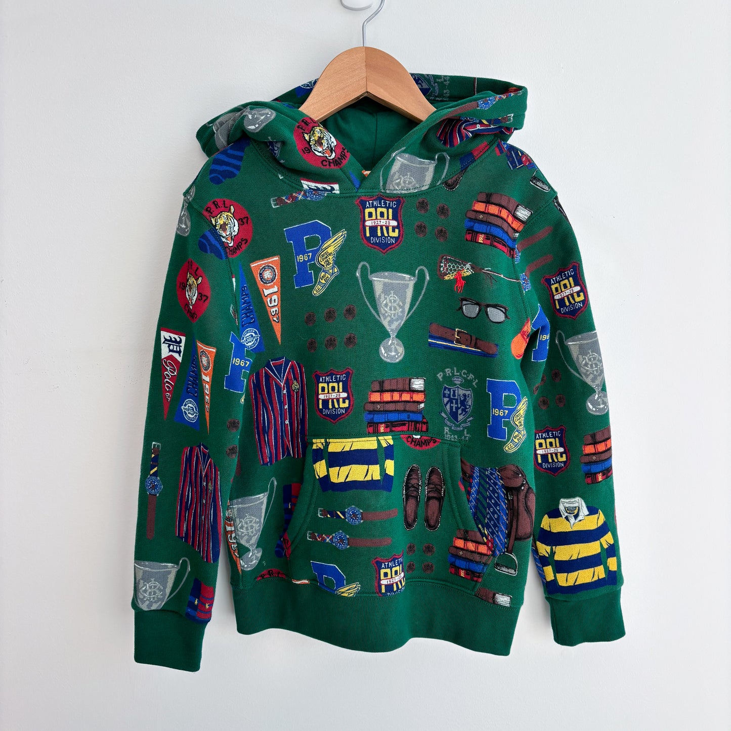 Green Graphic Hoodie (6Y)