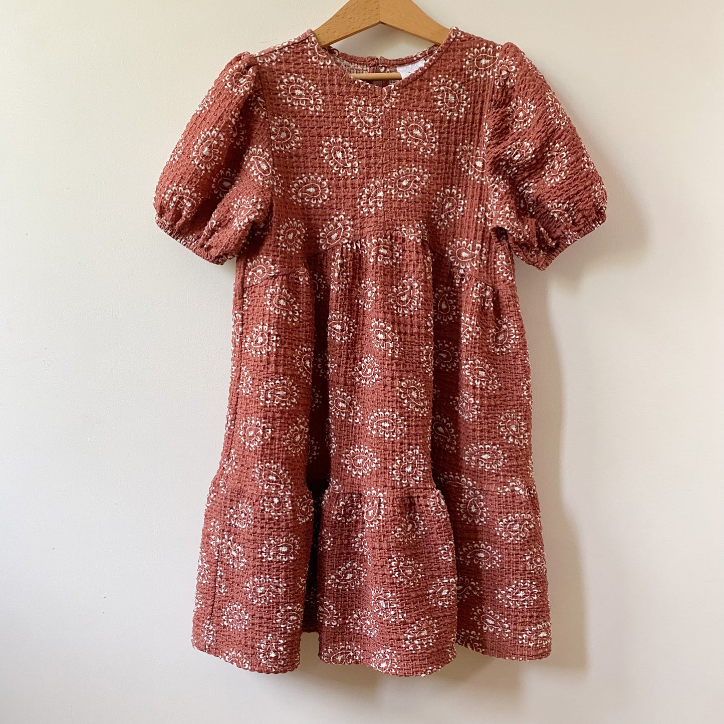 Crinkly Patterned Dress (8Y)