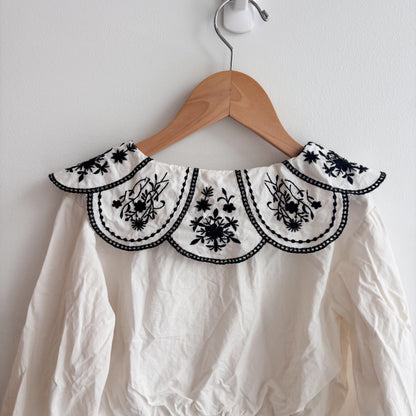Cropped Embroidered Blouse (6Y)