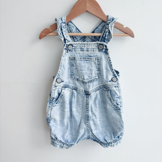 Light Denim Shortalls (12-18M)