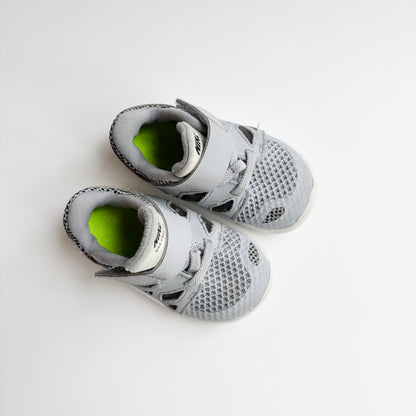 Grey Velcro Sneakers (5C)