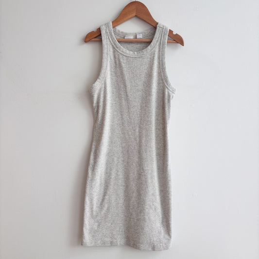 Grey Ribbed Tank Dress (8Y)