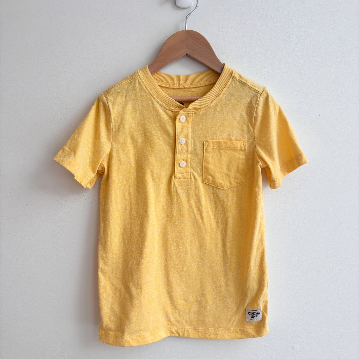 Yellow Button Detail Tee (6Y)